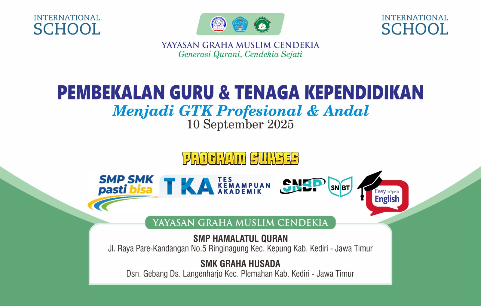 📰 SMP Hamalatul Quran Ringinagung Gelar Pembekalan Guru dan Tenaga Kependidikan: Wujudkan GTK Profesional dan Handal